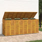 Cache Poubelle Bois Exotique 29